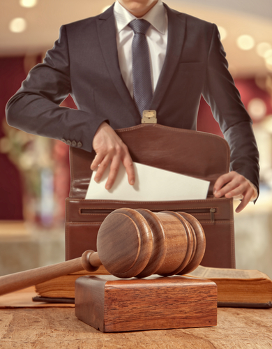 Attorney in the Court Room