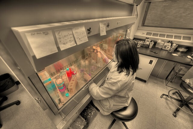 covid testing lab